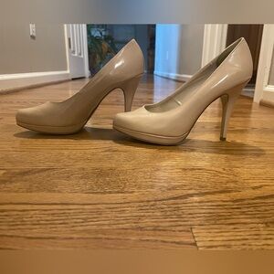 X-Appeal Nude Patent Heels